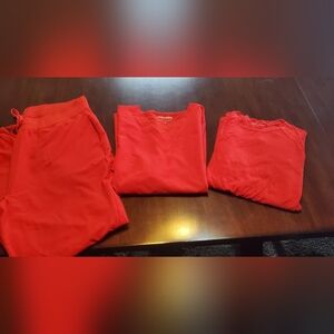 Mandala Red Scrub Set XLT/XL